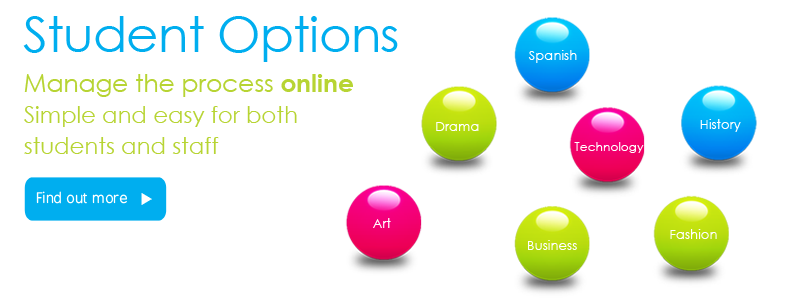 School timetabling consultancy, outsourcing and training
by experienced consultants Student Options process for schools